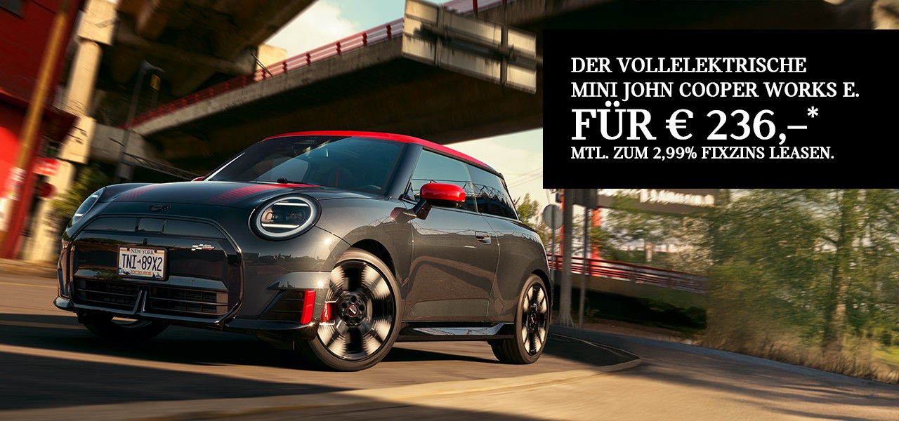 DER VOLLELEKTRISCHE MINI JOHN COOPER WORKS E